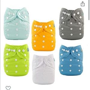 Cloth Diapers 6 Pc NEVER OPENED